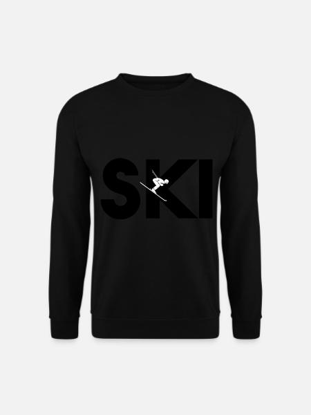 Ski - Unisex Pullover - Schwarz