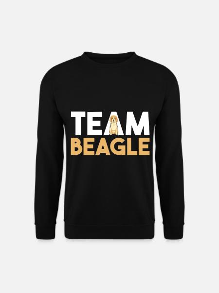 Hund Beagle - Unisex Pullover - Schwarz