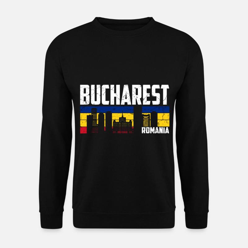 Bucarest Roumanie - Sweat-shirt Unisexe - noir