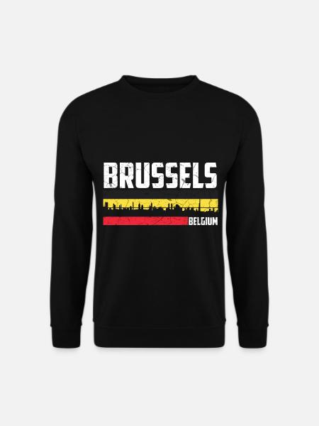 Brussels city Belgium - Unisex Sweatshirt - black
