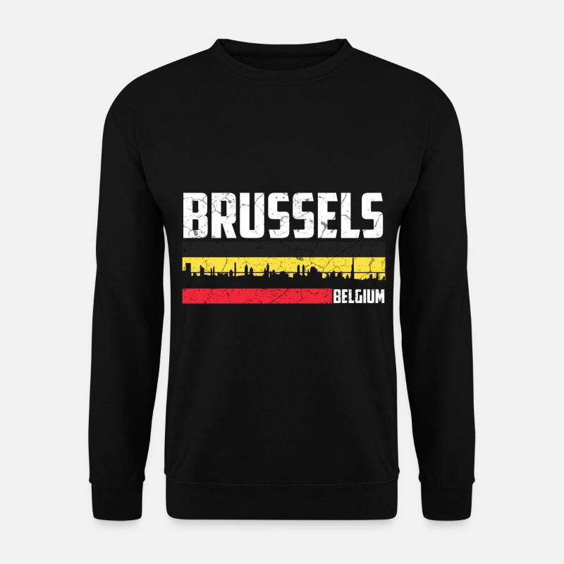 Brussels city Belgium - Unisex Sweatshirt - black