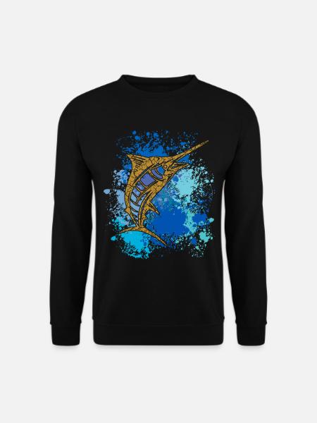 Marlin - Blue Marlin - Black Marlin - Unisex Pullover - Schwarz