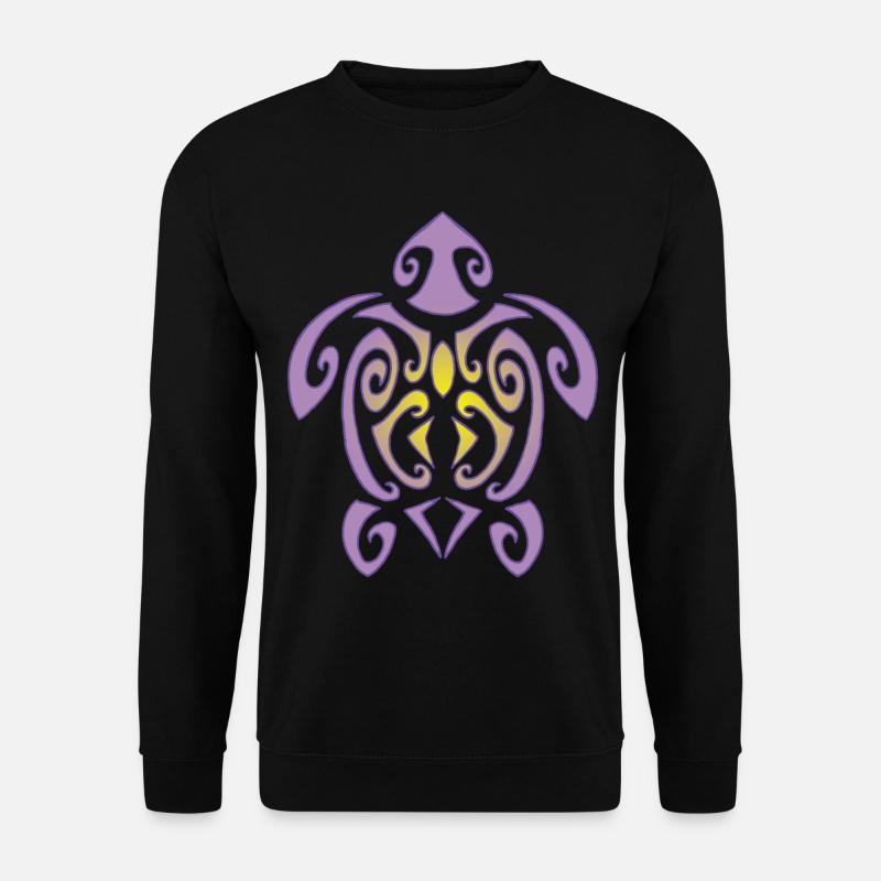 Polynesian turtle - Unisex Sweatshirt - black