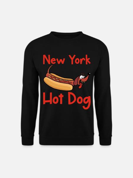 new york hot dog - Unisex Sweatshirt - black