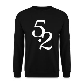 Human Design 5/2 Profil - Unisex Pullover - Schwarz - Vorne - Alina (178cm) & Michal (187cm)
