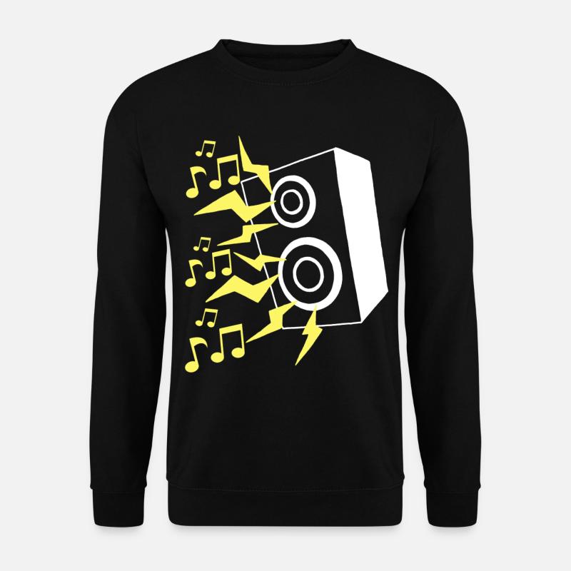 Speaker and music - Unisex Sweatshirt - black