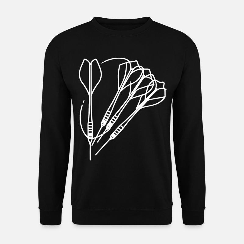 Dart Drawing - Unisex Sweatshirt - black