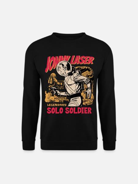 Jonny Laser Solo Soldier - Unisex Sweatshirt - black