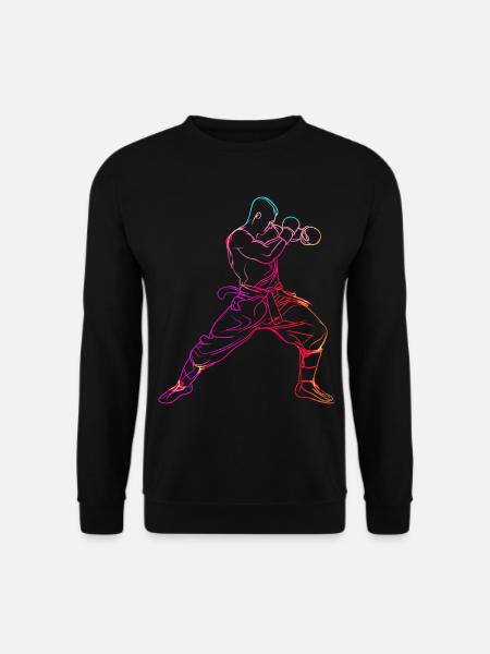 Oldschool Kickboxer - Unisex Pullover - Schwarz