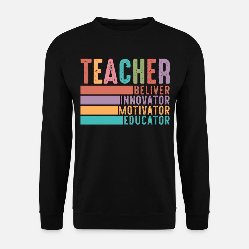 Enseignant - Sweat-shirt Unisexe - noir