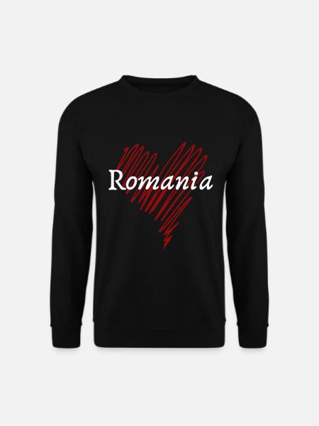 I love Romania, Romanian pride - Unisex Sweatshirt - black