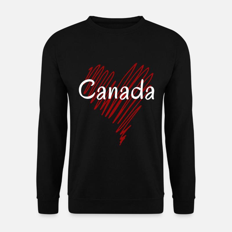 I love Canada, Canadian pride - Unisex Sweatshirt - black