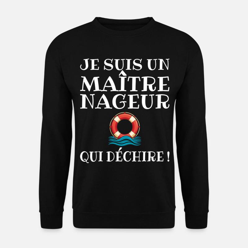 MNS Rettungsschwimmer, der weint - Unisex Pullover - Schwarz