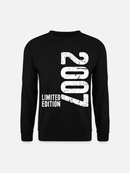 Vintage 2007 18th Birthday Limited Edition 2007 - Unisex Pullover - Schwarz