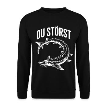 Tu déranges - Sweat-shirt Unisexe - noir - Devant - Alina (178cm) & Michal (187cm)