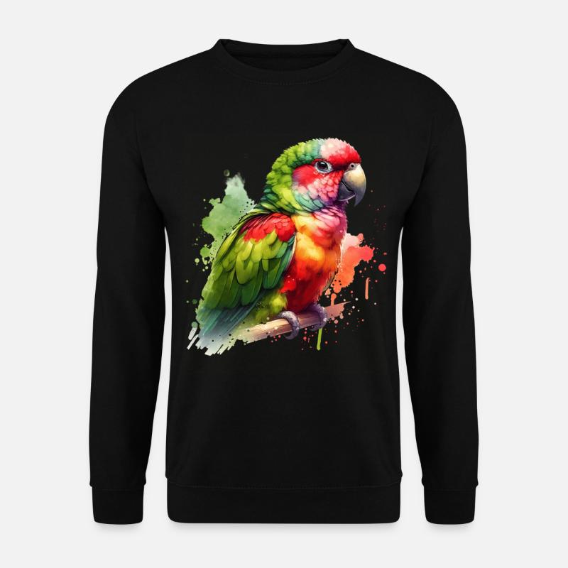 Alexandrasittich Geschenk - Unisex Pullover - Schwarz