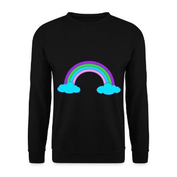 Happy Rainbow Kids Fantasy Toddler - Unisex Sweatshirt - black - Front - Alina (178cm) & Michal (187cm)