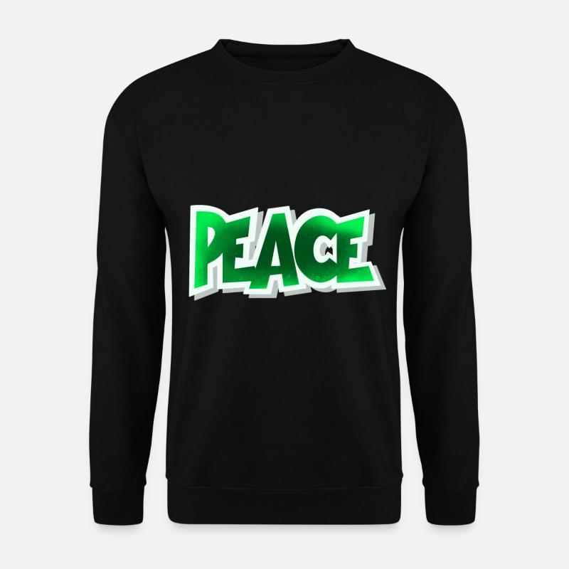 Peace - Unisex Pullover - Schwarz