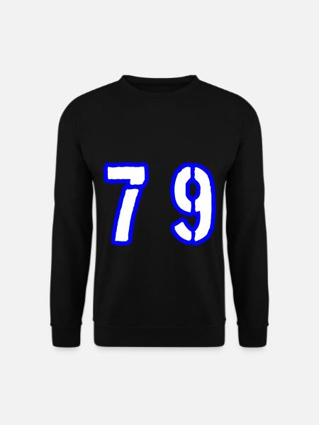 79 Number Symbol - Unisex Sweatshirt - black