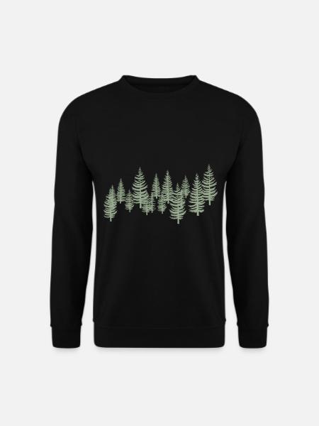Tree Trees - Forest - Unisex Sweatshirt - black