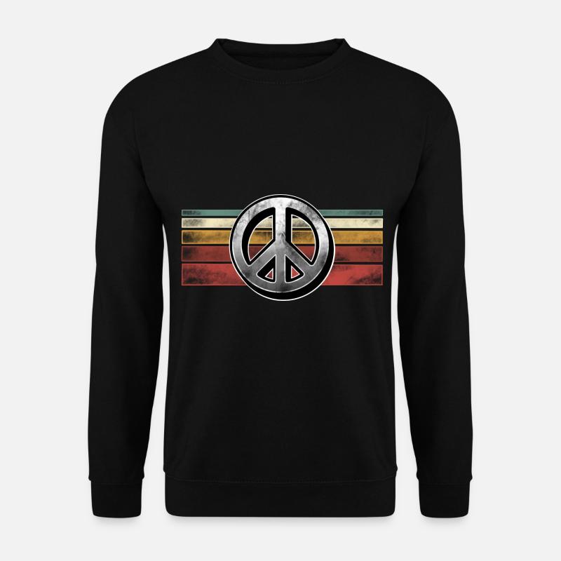 Peace - Unisex Pullover - Schwarz
