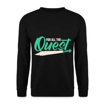 Jeu de rôle en direct GN - Sweat-shirt Unisexe - noir - Devant - Alina (178cm) & Michal (187cm)