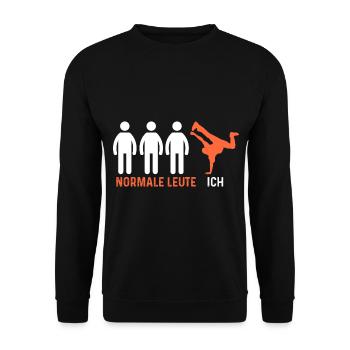 Hip Hop Tänzer - Unisex Pullover - Schwarz - Vorne - Alina (178cm) & Michal (187cm)