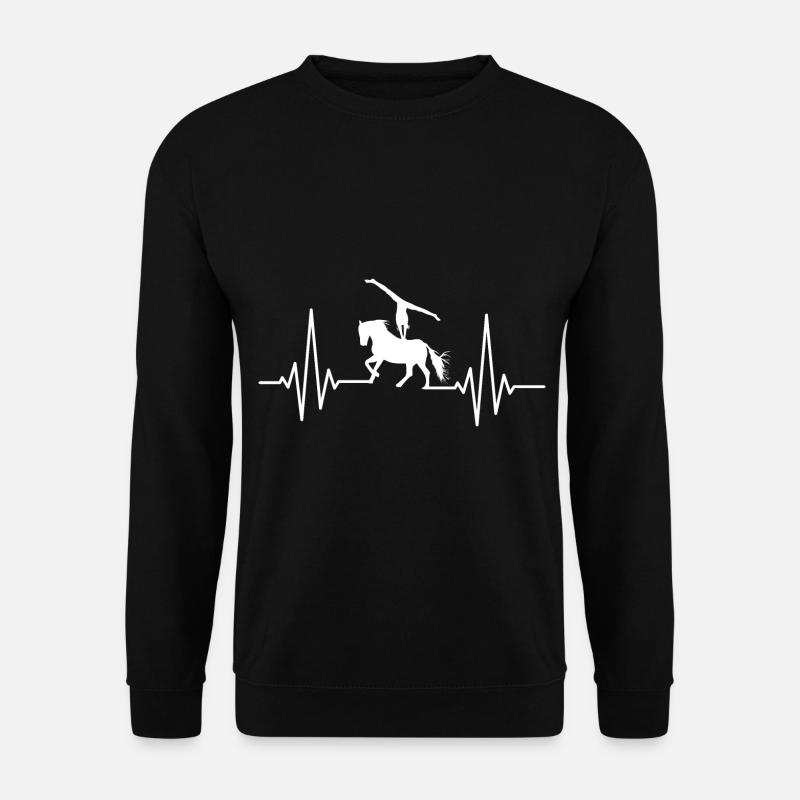 Pferde Pferd Voltigierer Voltigieren Volti - Unisex Pullover - Schwarz