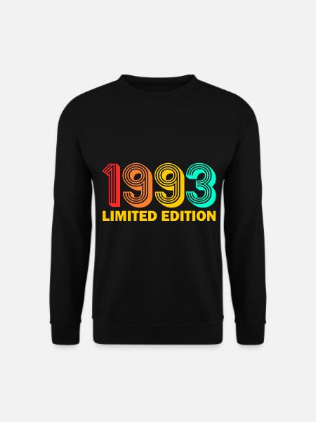 1993 né Né 1993 Cadeau Anniversaire - Sweat-shirt Unisexe - noir