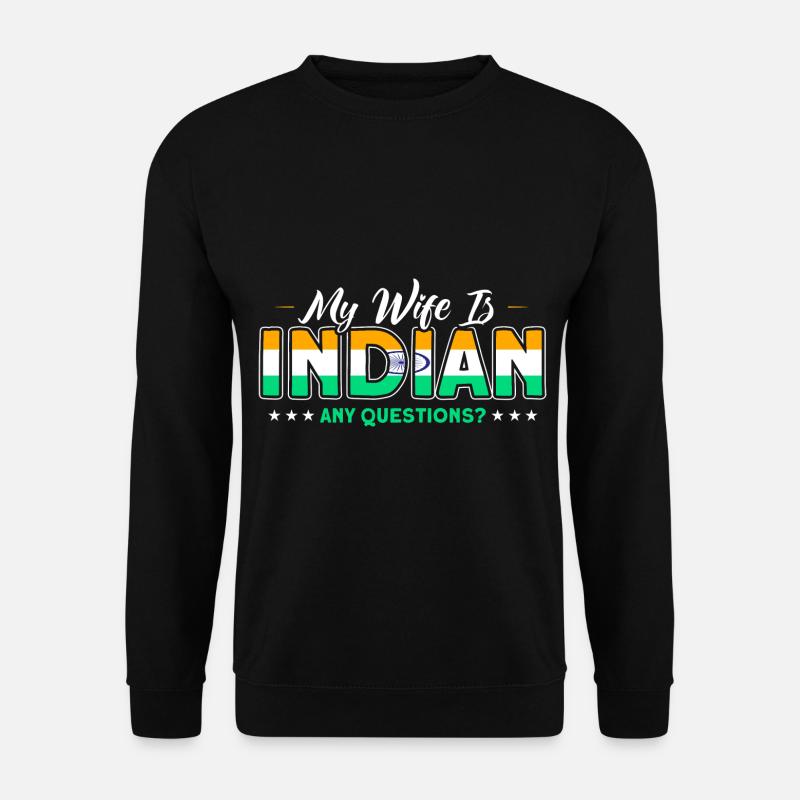 Inde Indian Roots Cadeau - Sweat-shirt Unisexe - noir