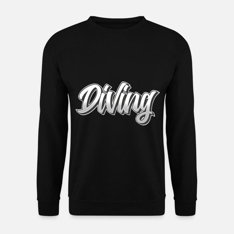 Taucher Tauchen - Unisex Pullover - Schwarz