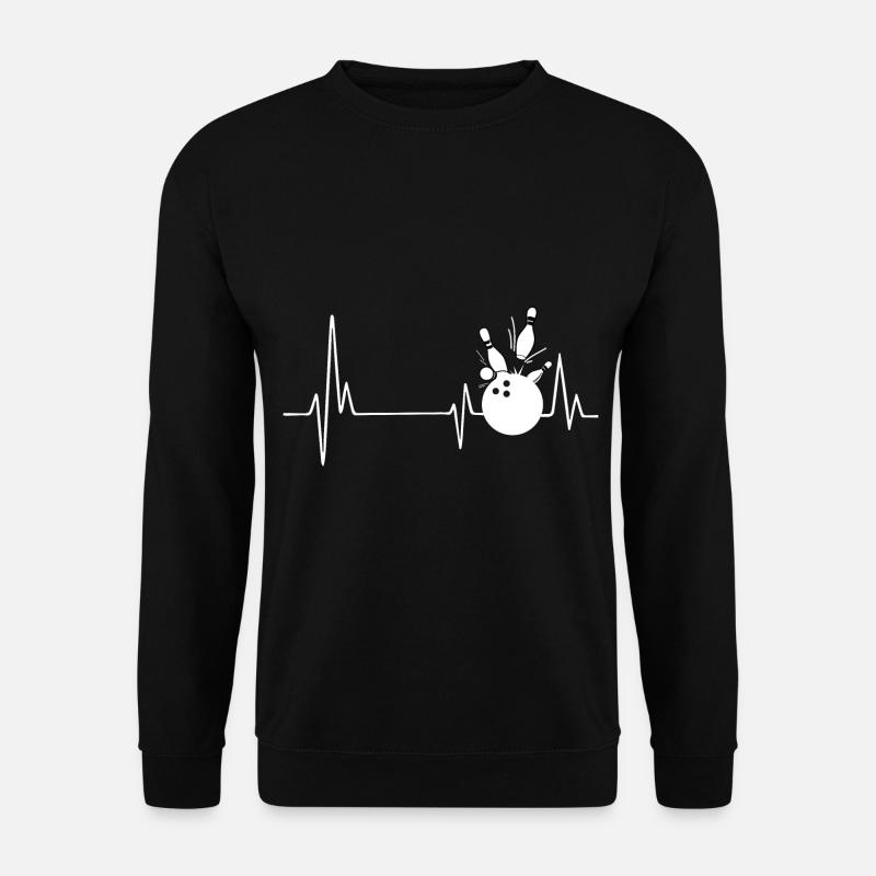 Bowler Heartbeat - Unisex Sweatshirt - black