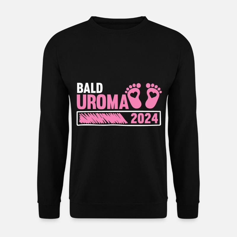 Urgroßmutter 2024 Uroma - Unisex Pullover - Schwarz