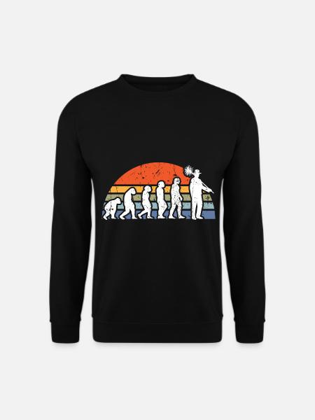 Schornsteinfeger Kaminkehrer Evolution - Unisex Pullover - Schwarz