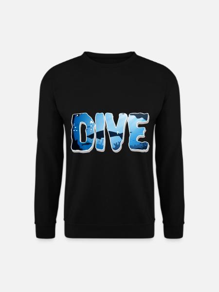 Taucher Tauchen - Unisex Pullover - Schwarz