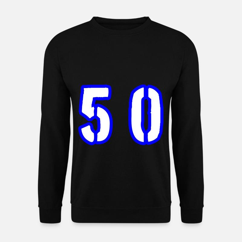 Symbole de 50 chiffres - Sweat-shirt Unisexe - noir