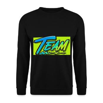 Team - Unisex Sweatshirt - black - Front - Alina (178cm) & Michal (187cm)