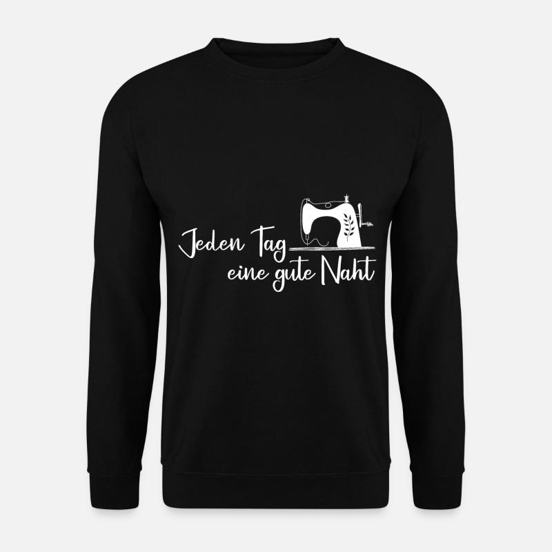 Nähen Nähmaschine - Unisex Pullover - Schwarz