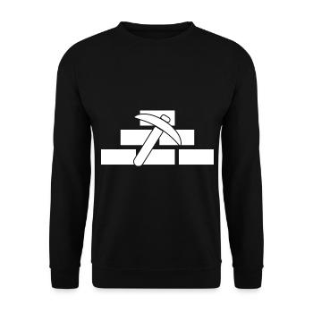 Maurer - Unisex Pullover - Schwarz - Vorne - Alina (178cm) & Michal (187cm)