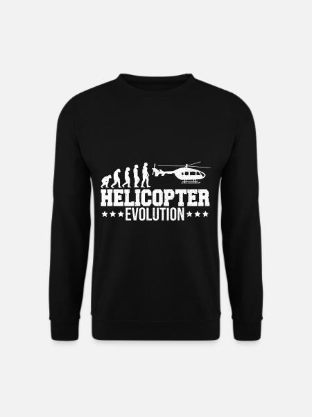 Hélicoptère Heli Pilot Evolution - Sweat-shirt Unisexe - noir