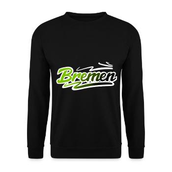 Bremen - Unisex Sweatshirt - black - Front - Alina (178cm) & Michal (187cm)
