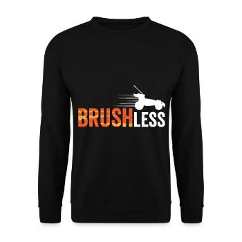Brushless RC Car ferngesteuert - Unisex Pullover - Schwarz - Vorne - Alina (178cm) & Michal (187cm)
