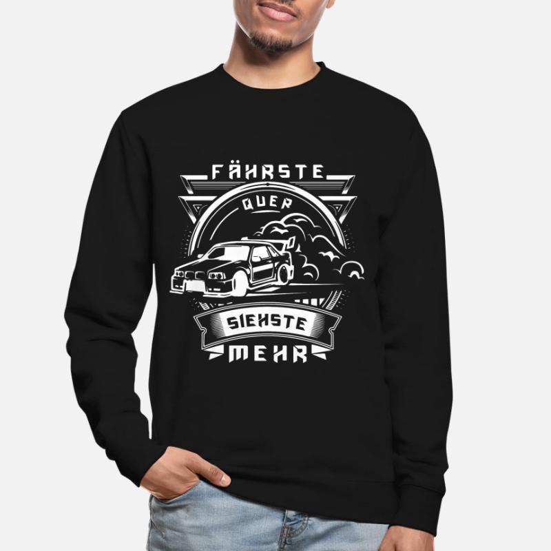 Fährste quer, siehste mehr! Unisex Pullover