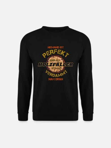 Holzfäller geschenk - Unisex Pullover - Schwarz