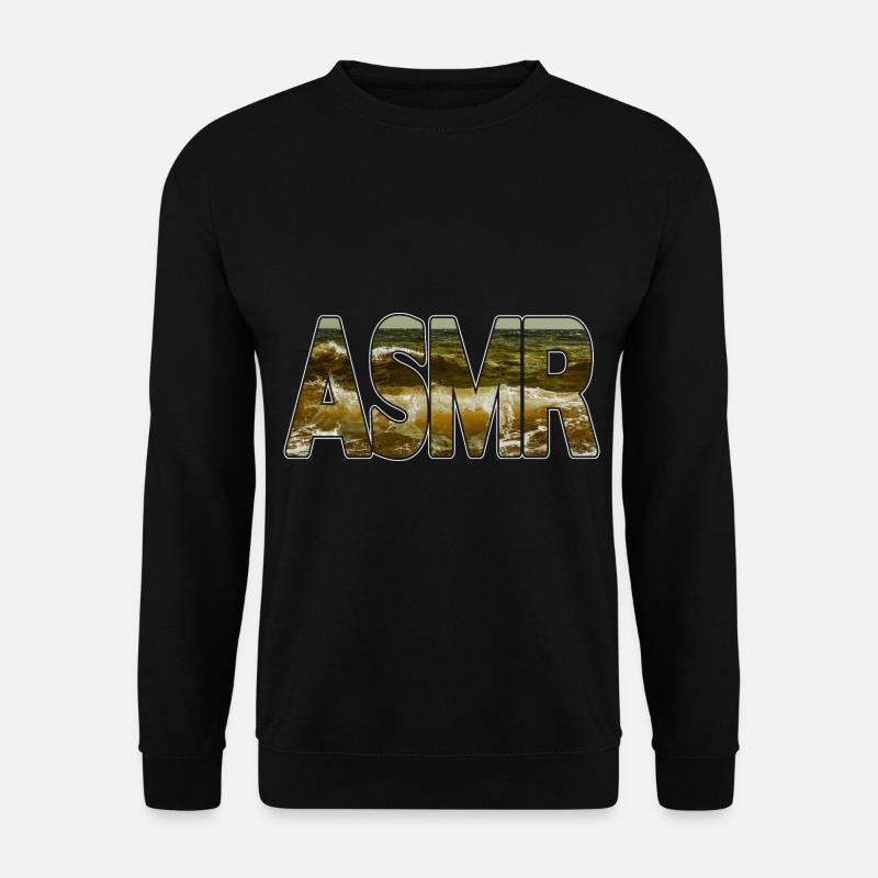 ASMR Waves Sea - Unisex Sweatshirt - black
