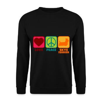 Skye Terrier Mom Mama Sayings Funny Funny Spruc - Unisex Sweatshirt - black - Front - Alina (178cm) & Michal (187cm)