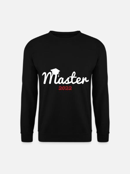 Master Hut 2022 Abschluss Geschenk Mastertitel - Unisex Pullover - Schwarz