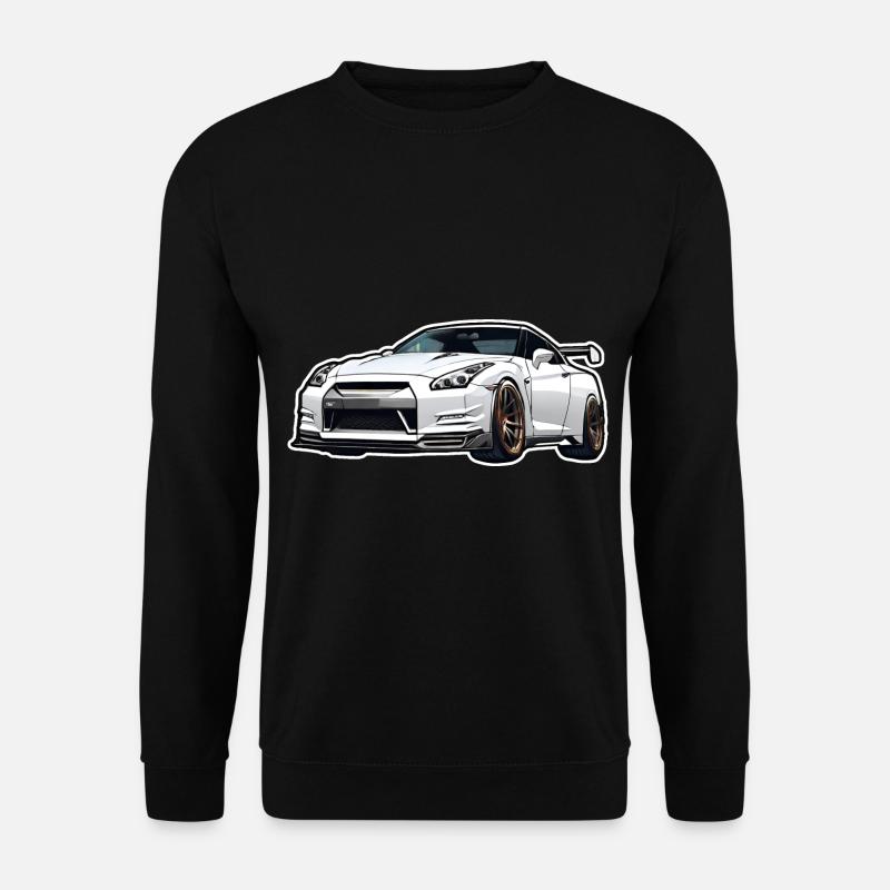 Jdm / Tuning / Turbolader / Felgen / Chiptuning - Unisex Pullover - Schwarz