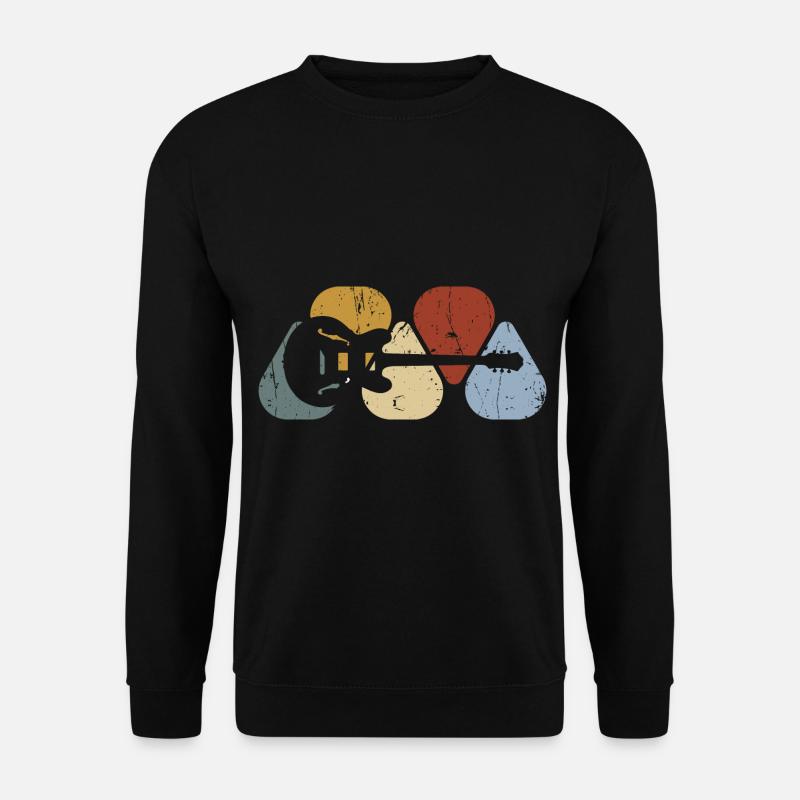 Gitarre Instrument Musik - Unisex Pullover - Schwarz