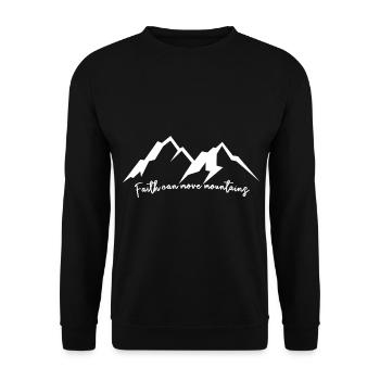 Rockclimbing - Unisex Sweatshirt - black - Front - Alina (178cm) & Michal (187cm)
